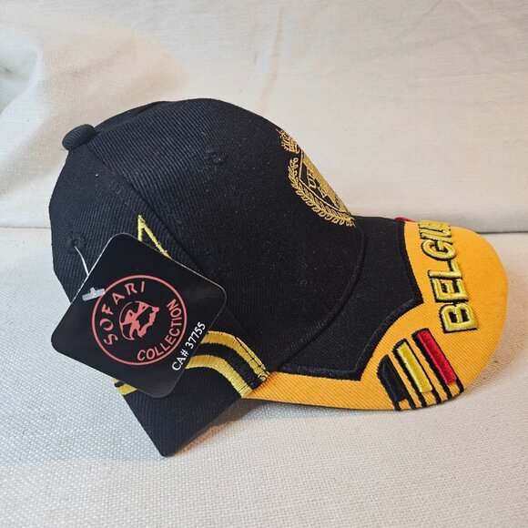 Sofari Collection Belgium Embroidered Baseball Cap Hat - New - Picture 2 of 5